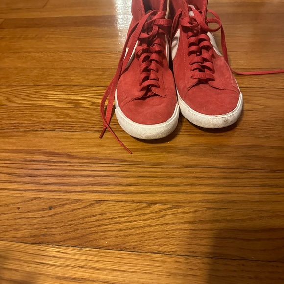 Red Nike Blazers—Woman’s 10 - Picture 2 of 2
